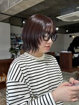 ニードジェリコ(NEED JERICHO)&nbsp;大分ボブ顔まわりレイヤーウルフ