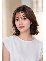 ガーデン ジングウマエ(GARDEN jingumae)&nbsp;透明感とやわらかさを魅せる大人ミディアムレイヤー/ヘッドスパ