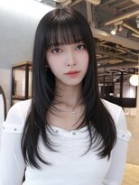 シオン(shion) ブルーブラックミディアムレイヤー_F31905