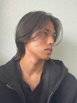 フラッシュパック(FLASH PACK)&nbsp;メンズミディアム/シースルーレイヤーボブ/メンズボブウルフ