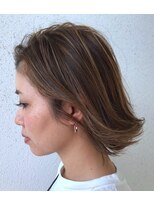 ステイシー(STACY)&nbsp;STACY  無造作カールx 3Dカラーx大人かわいいx耳かけx無造作