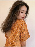 アッシュブラウンハイライト_厚めバングローライト