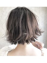 カフーヘアー 本店(Cafu hair) 抜け感外ハネ　アッシュグレー