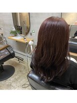スラン(sran hair and spa) イルミナカラーでつやつやピンクラベンダー