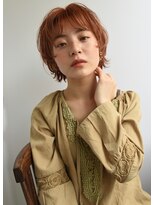 ユノ(juno) 【juno】おしゃれニュアンスワンカールパーマ☆ショートウルフ
