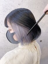 イヤリングカラーでさりげなく【Blossom　熊谷店】