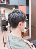 爽やか短髪メンズツーブロック