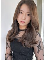 マッシュアンドマッシュアヴェダ ららぽーと福岡店(mash&mash AVEDA)&nbsp;《顔周りレイヤー》髪質改善/アヴェダveganカラーココアブラウン