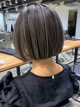 アイティー バイ アルバム 中野店(IT by ALBUM) エアタッチボブ_グレージュカラーボブウルフ_ba410441