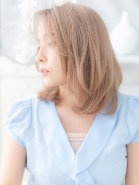 モッズヘア 越谷(mod's hair) 韓国風かきあげ前髪小顔ハイライトカラーTb2越谷10代20代30代