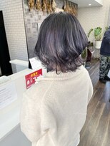 リール(THE RIRE.)&nbsp;＊THE  RIRE. ブルーグレイ×ホワイトラベンダー＊