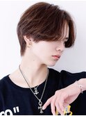 【横顔決まる】ハンサムセンターパートウルフ