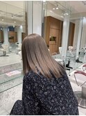 20代30代40代ダブルカラーブリーチ耳掛けシースルーバンク