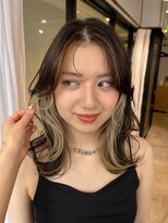 レティ(lety)&nbsp;インナーカラー×ふわっと顔まわり。