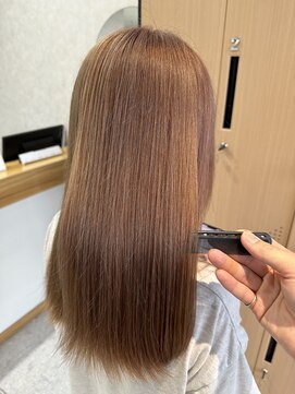 ロエン 西岡崎店(ROEN) ブリーチカラー/ピンクミルクティー/デザインカラー