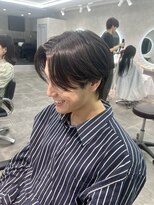 ジーニー 千葉(GENiE)&nbsp;ハイライト/マッシュパーマ/ウルフ/アッシュブラック/MEN'S