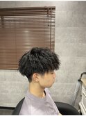 滋賀/南草津/メンズ美容室/波巻きツイストスパイラルパーマ