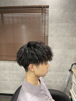 ミオ(Mio)&nbsp;滋賀/南草津/メンズ美容室/波巻きツイストスパイラルパーマ