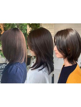 "絶対に可愛い前髪カット"で納得いくスタイルに♪お客様に合ったフェイスラインを作ります。