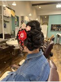 七五三ヘアセット