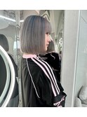 小顔◎ボブルフ/ネビージュ/髪質改善/ハイトーン