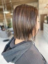 ルーム 富木島店(room)&nbsp;ハイライト×切りっぱなしボブ