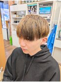 2ブロックマッシュショート・テーパーフェード