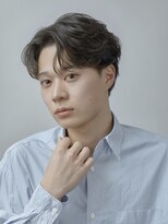 ローム 北花田店(Rome)&nbsp;センターパート/大人フェザーショート#メンズカット#パーマ#眉毛