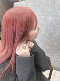pink color(ブリーチ有)
