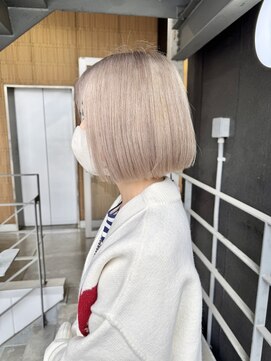 チュダック(ChuDuck) 韓国風《ミルクティー》ハイトーン/ケアブリーチ/ダブルカラー