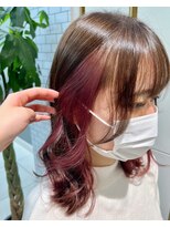 ハレル 戸塚(HAREru.) インナーカラー　ピンク