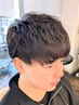 【限定☆高校生割U18】メンズカット+シェービング+眉カット　5060円→3960円