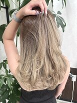 ベルヘアーデザイン 堺東(Belle hair Design)&nbsp;韓国風顔周りレイヤーカットアディクシーカラー堺東20代30代40代