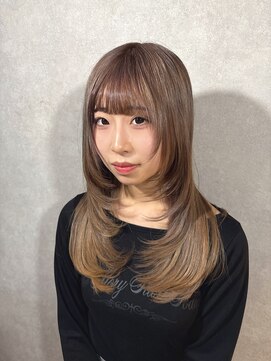 ハンナ 札幌(HANNAH) レイヤーカット　夏のヘアアレンジ
