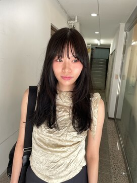 バド(bado) 顔まわりレイヤー×透明感gray