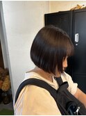 切りっぱなしボブ