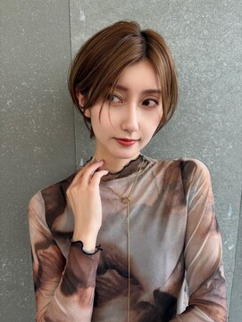 アスター 天神大名店(Aster) マロンベージュ/ショート/前髪/レイヤー/髪質改善/縮毛矯正/天神