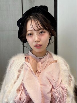 ガーリーまとめ髪【romp佐々木iii】