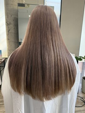 【THREE STAR】ケアブリーチミルクティーカラー