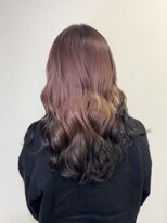 モア(moa)&nbsp;ピンクベージュ×ブラック