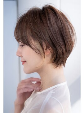 エインアンリー 表参道(AIN.ANLY.) 前髪あり大人小顔ショートボブ 30代40代50代【AIN.表参道】川原