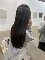 シュヴーブリヤン(cheveux brillants)&nbsp;【美髪縮毛矯正で再現性100%】顔まわりカット×ストレートロング