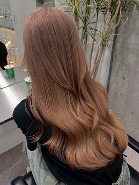 サンク 原宿 表参道(cinq) 表参道ベージュカラーケアブリーチミルクティー顔まわりレイヤー