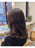 コテ巻き風パーマ