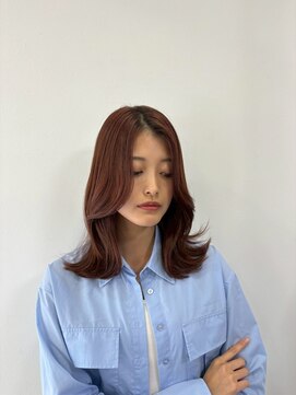 イングローブ 木更津店(ingrove) 【小顔見え】韓国風くびれレイヤーミディ