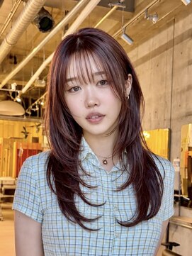 ヒビヲ 天神警固(HIBIO) ケアブリーチダブルカラーレイヤーカットデザインカラー