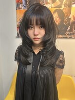 ジュール 池袋(Joule)&nbsp;重めハッシュカットで小顔見え♪透明感グレージュカラー◎