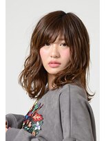 アース コアフュール ボーテ 成田店(EARTH coiffure beaute)&nbsp;セミウエットカールミディ【EARTH 成田】