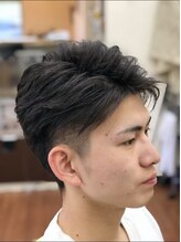 ヘアーサロン くわしろ バーバーショップ フェードカット