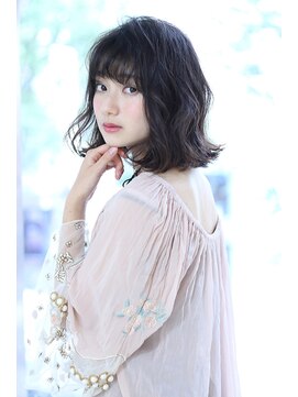 ミント バイ フォルテ(mint by FORTE) ゆるふわ外ハネボブ☆インナーカラーでおしゃれに